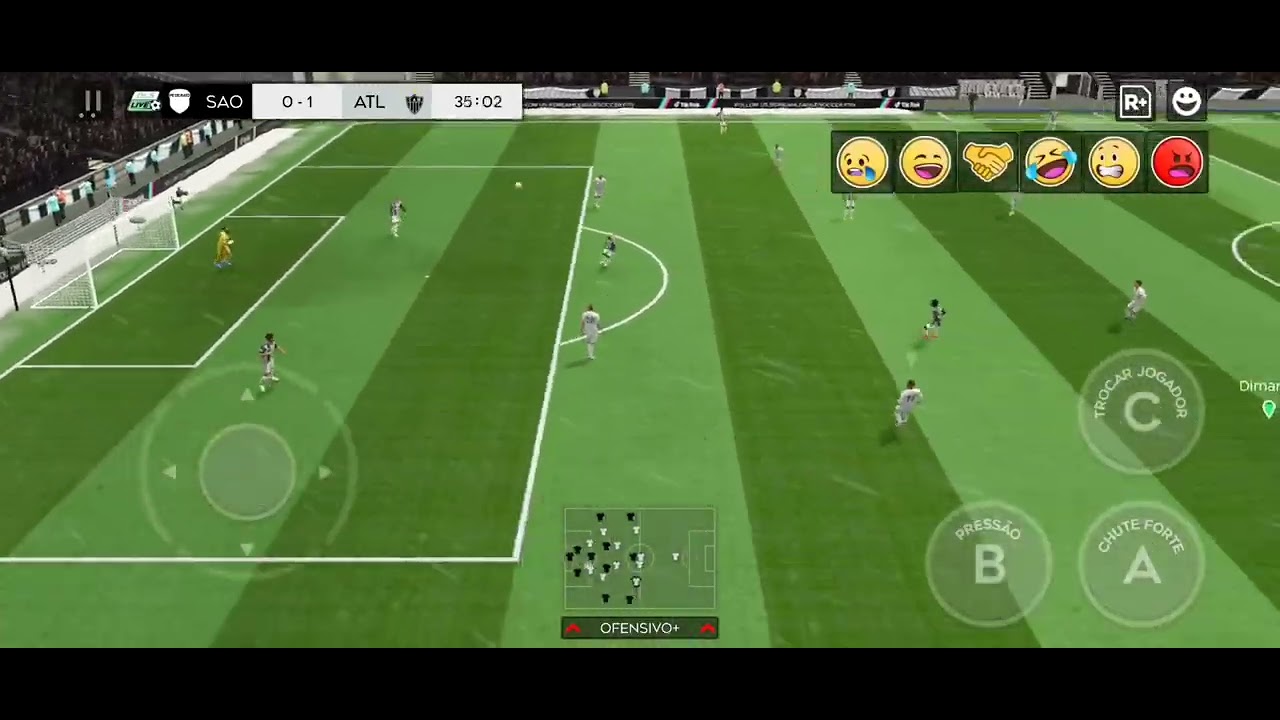 Partida de Dream League Live 