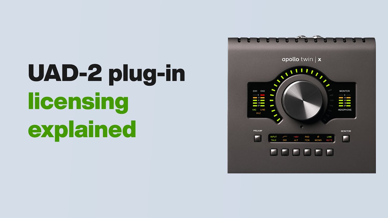 UA Support: UAD-2 Plug-In Licensing Explained