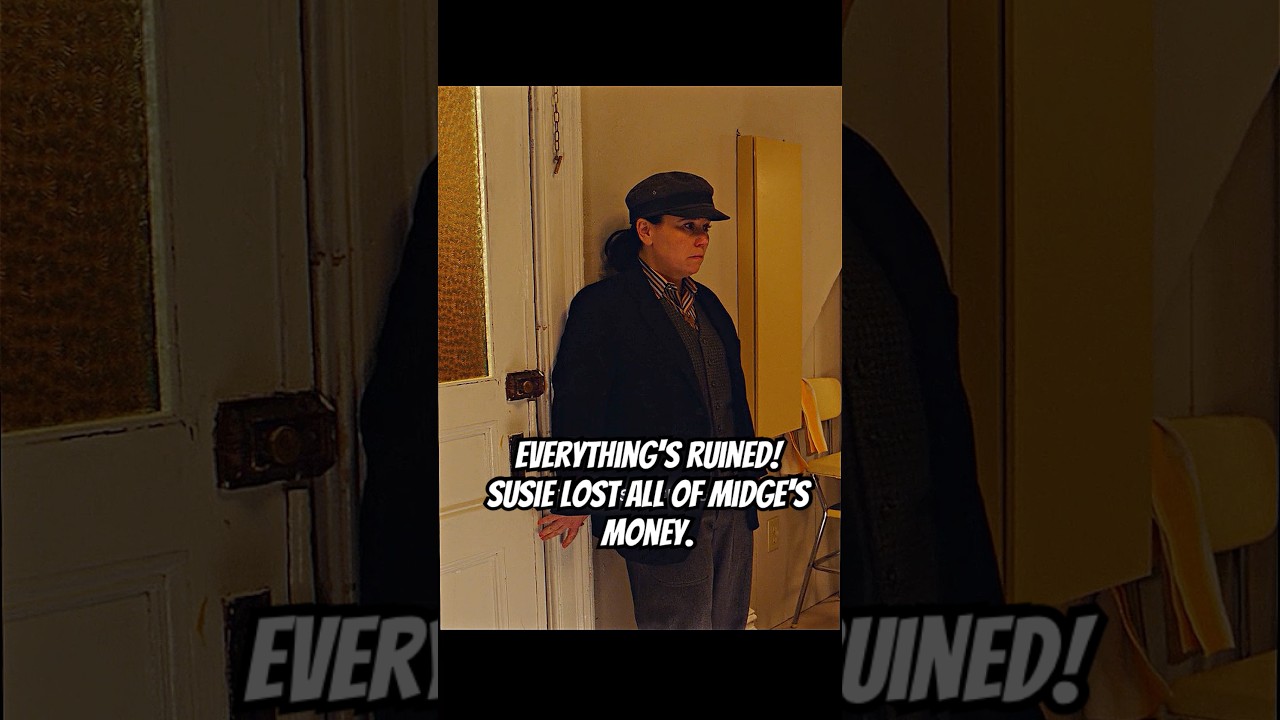 Everything's ruined! Susie lost all of Midge's money. #foryou #themarvelousmrsmaisel #drama #series