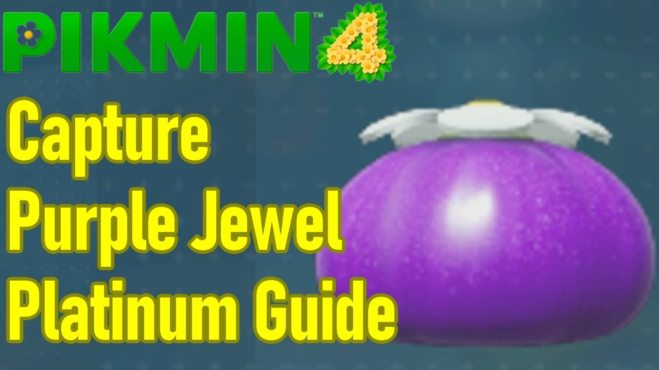 Pikmin 4 purple key platinum completion guide / walkthrough, final story: capture the purple jewel