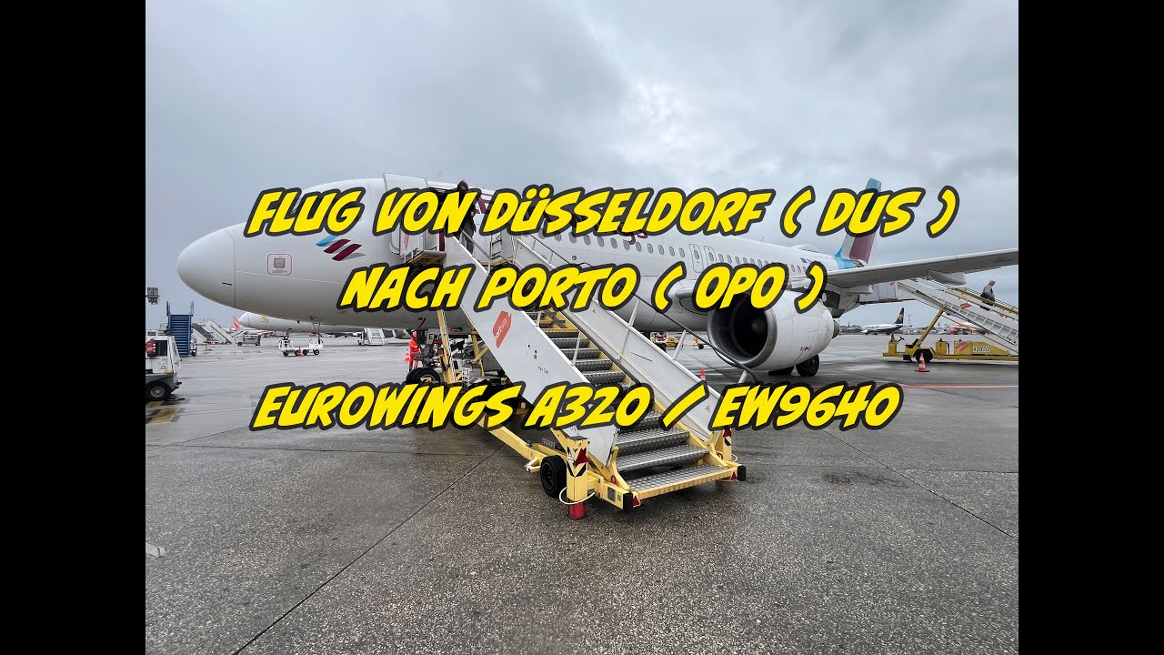 Eurowings A320 – Anflug auf Porto | Window Landing Experience 🇭🇺✈️