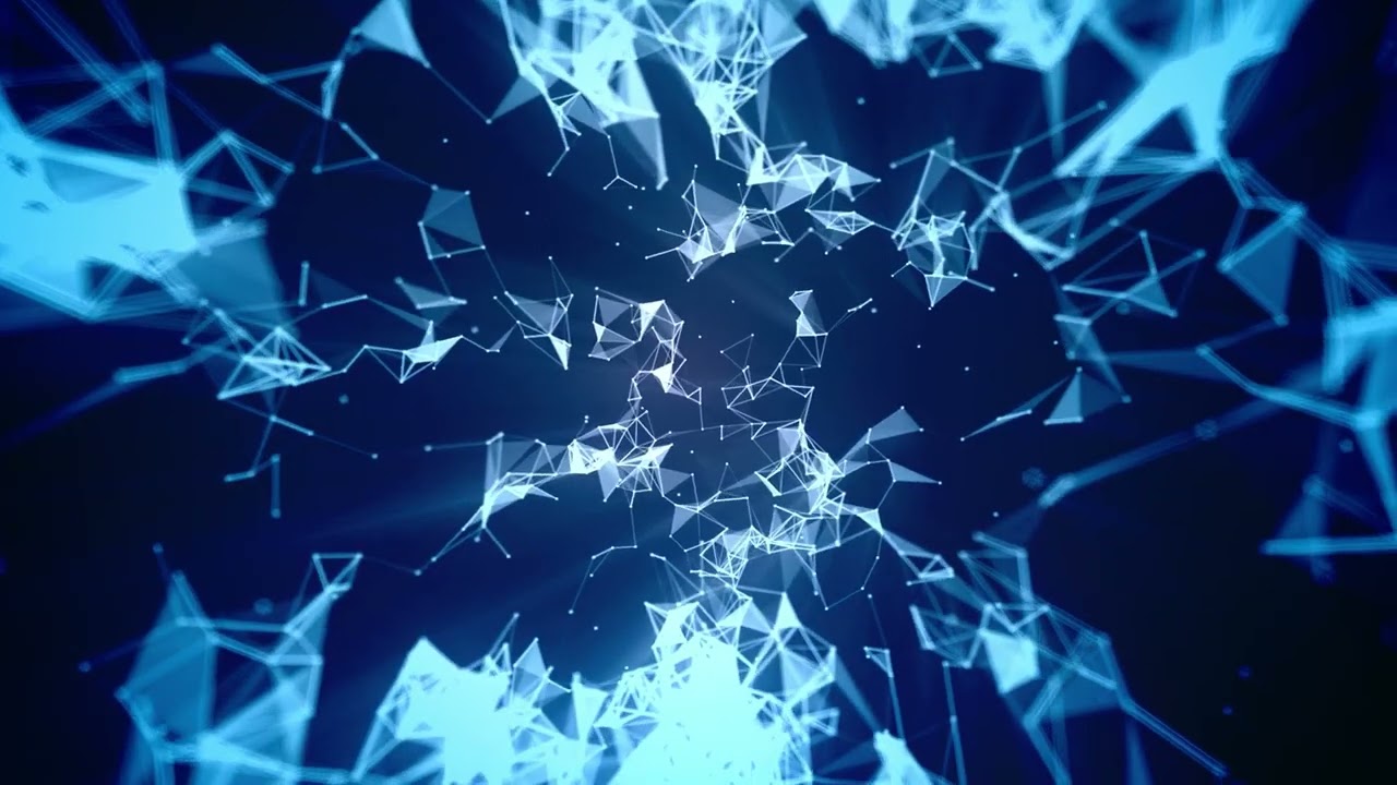 Futuristic Plexus Background 09 | Abstract Animation