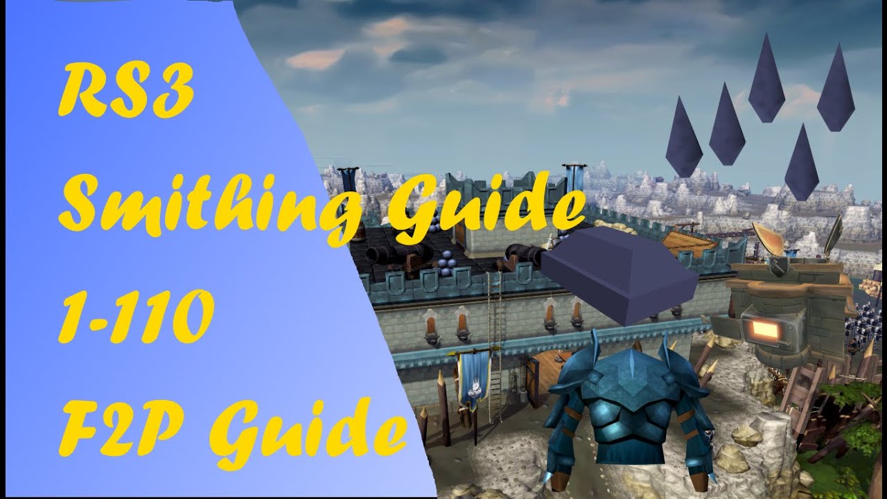 Runescape 3 - F2P 1-110 Smithing Guide