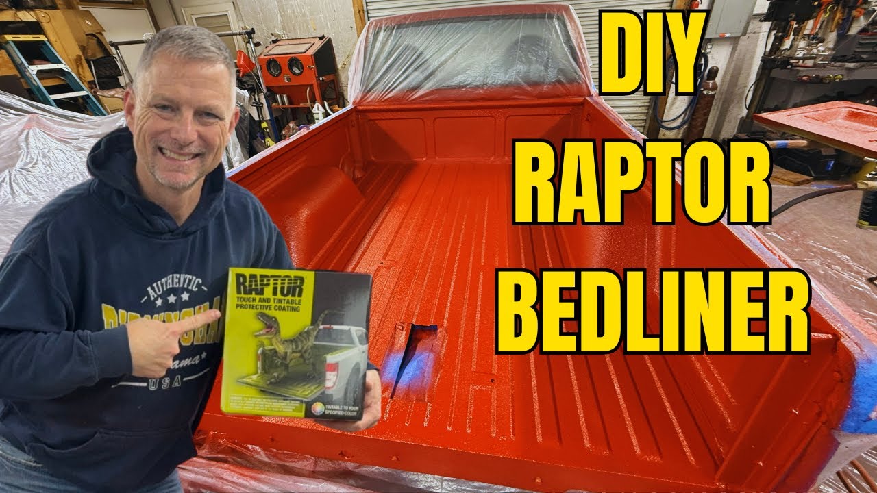 Покрытие для кузова грузовика Raptor Liner своими руками #raptorliner #bedliner #diy