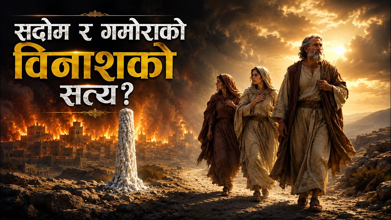 (नेपालीमा) Sodom and Gomorrah | A Biblical Story of Sin, Fire, and God’s Judgment
