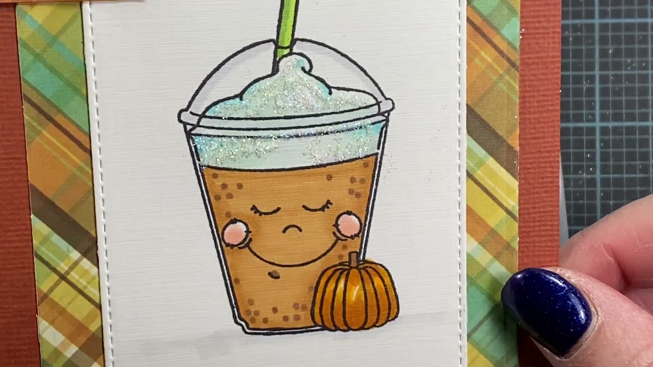 Adding Ultrafine Glitter to Cards