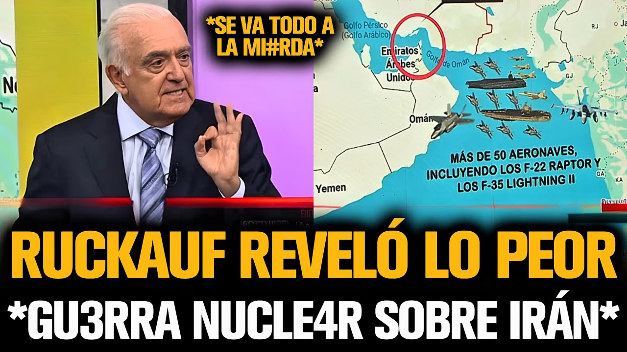 RUCKAUF REVELÓ LO PEOR SOBRE GU3RRA NUCLE4R EN IRÁN POR TRUMP