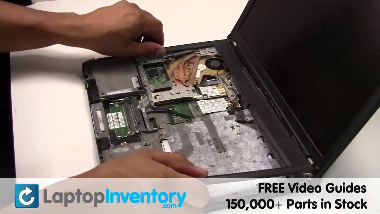 IBM LENOVO FAN T60 T61 Replacement Guide - Install Fix Replace - Laptop Heatsink CPU Fan