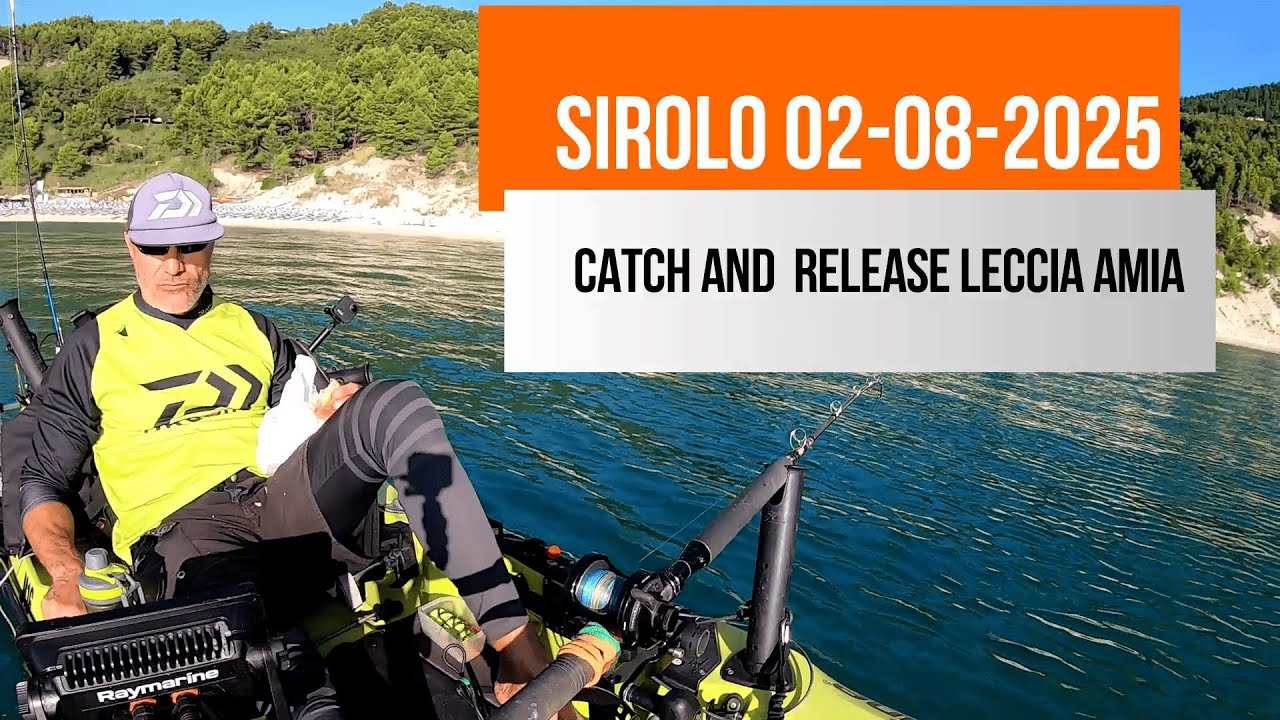 Leccia Amia Kayak Fishing Catch and Release