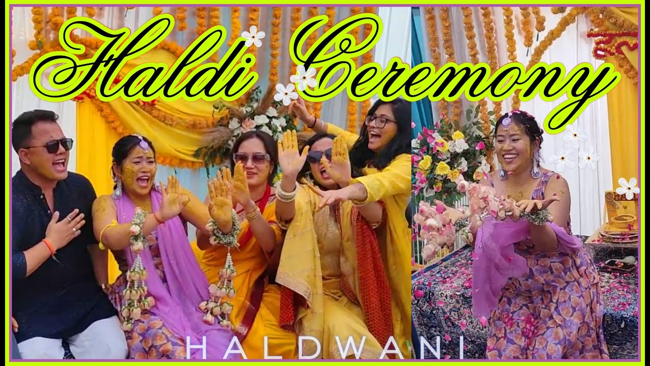 Haldi Ceremony 💛 | Rung Traditional Wedding | Haldi Celebration | Rung Culture | haldwani Vlog |