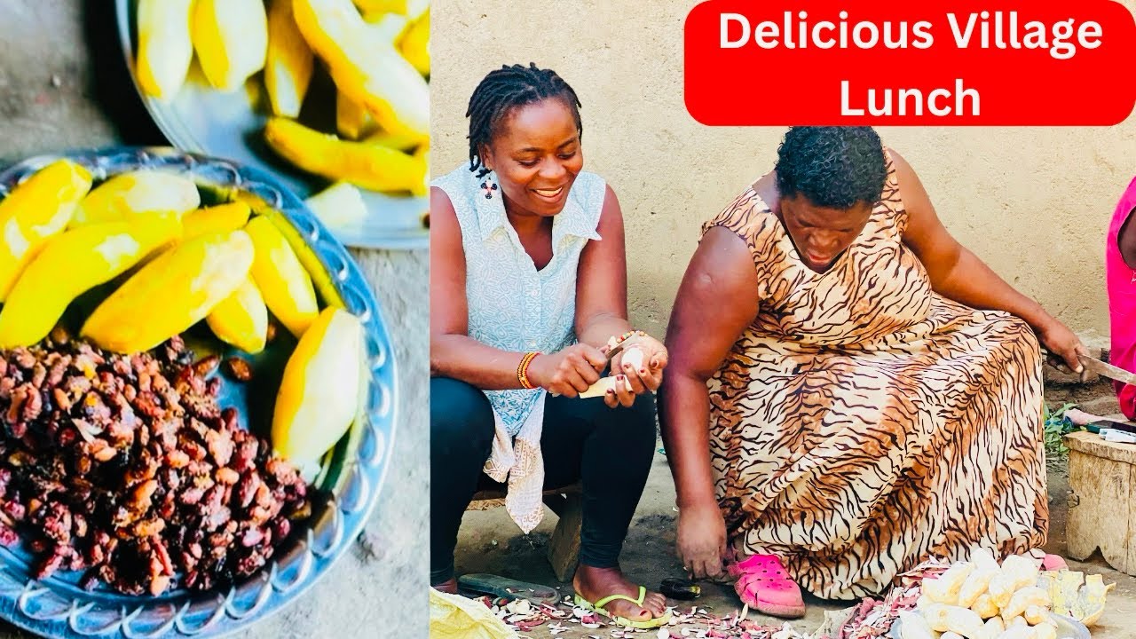Full Day with  African Aunt //Cooking Lunch