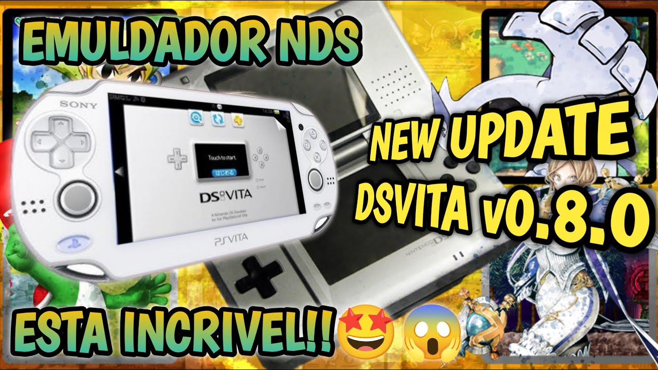NEW UPDATE DSVITA v0.8.0 EMULADOR NDS PSVITA