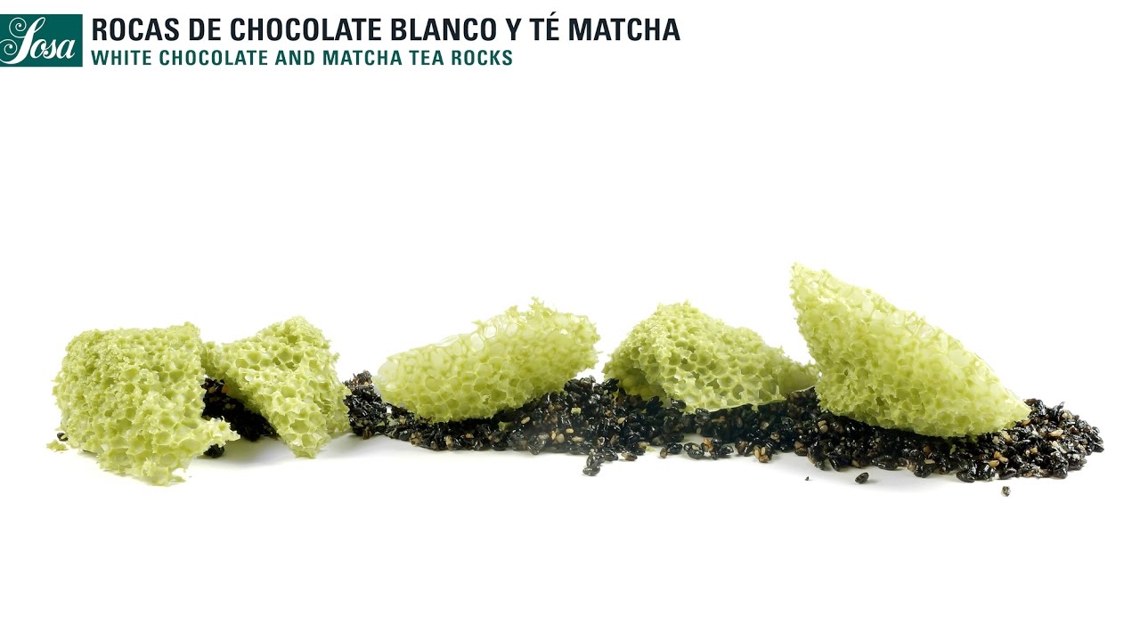 Rocas de Chocolate y Té Matcha · Lecitina de Soja