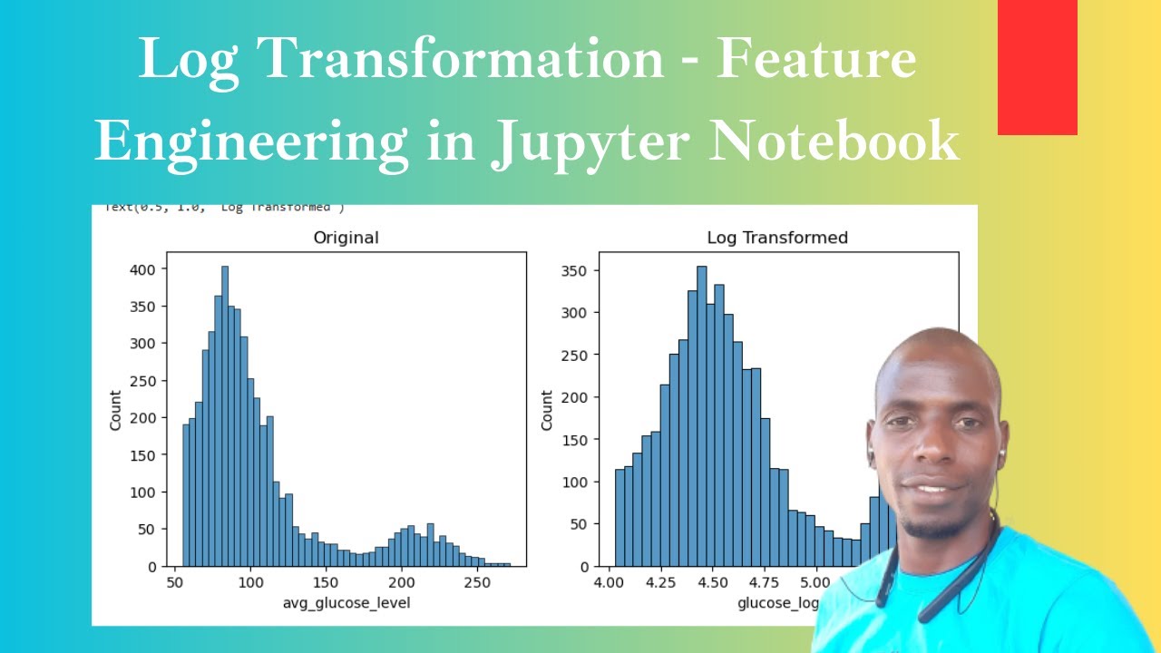 Log Transformation feature engineering in Jupyter Notebook