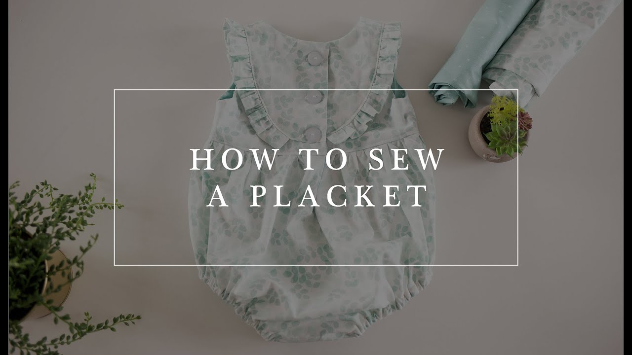 How to Sew a Placket / Little Lizard King