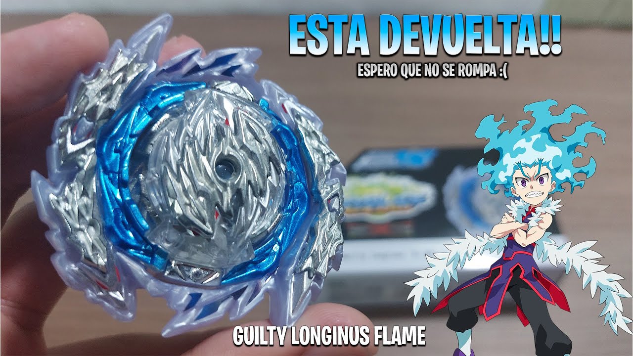 ESTA DEVUELTA!🚧🐲 GUILTY LONGINUS FLAME! // UNBOXING Y PELEAS | BEYBLADE BURST