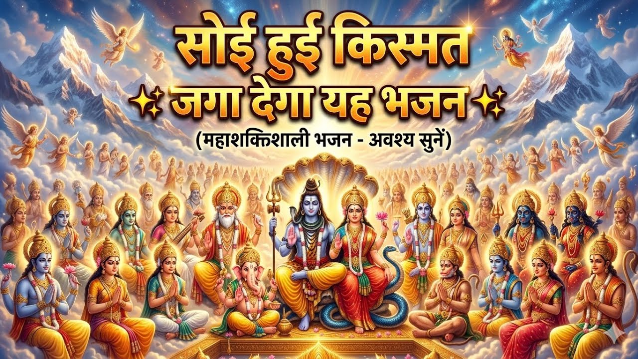 सोई हुई किस्मत जगा देगा यह भजन ✨ 33 Koti Gods Superhit Bhajan 🙏  Most Powerful All Gods Stuti