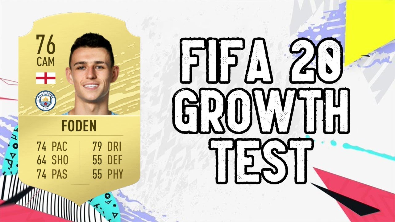 Phil Foden Dynamic Potential Test!! FIFA 20