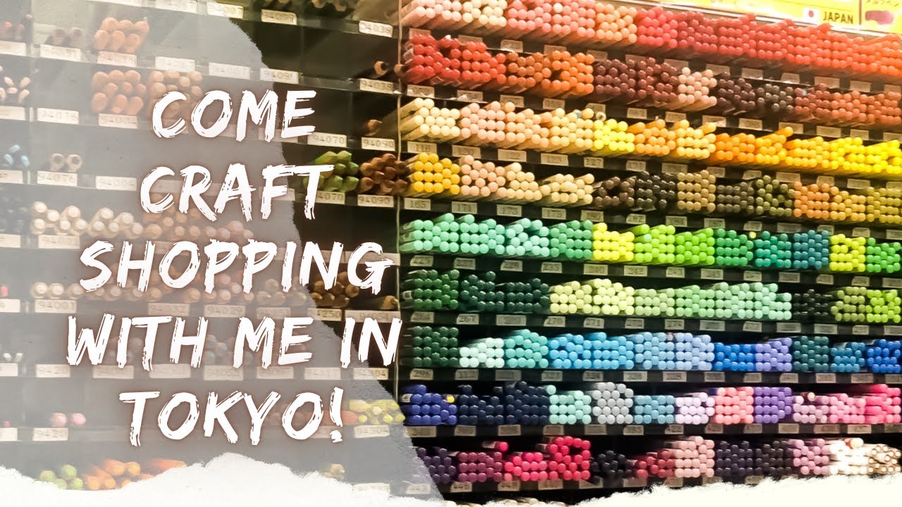 Craft shopping in Tokyo- paper crafts and wool in Japan