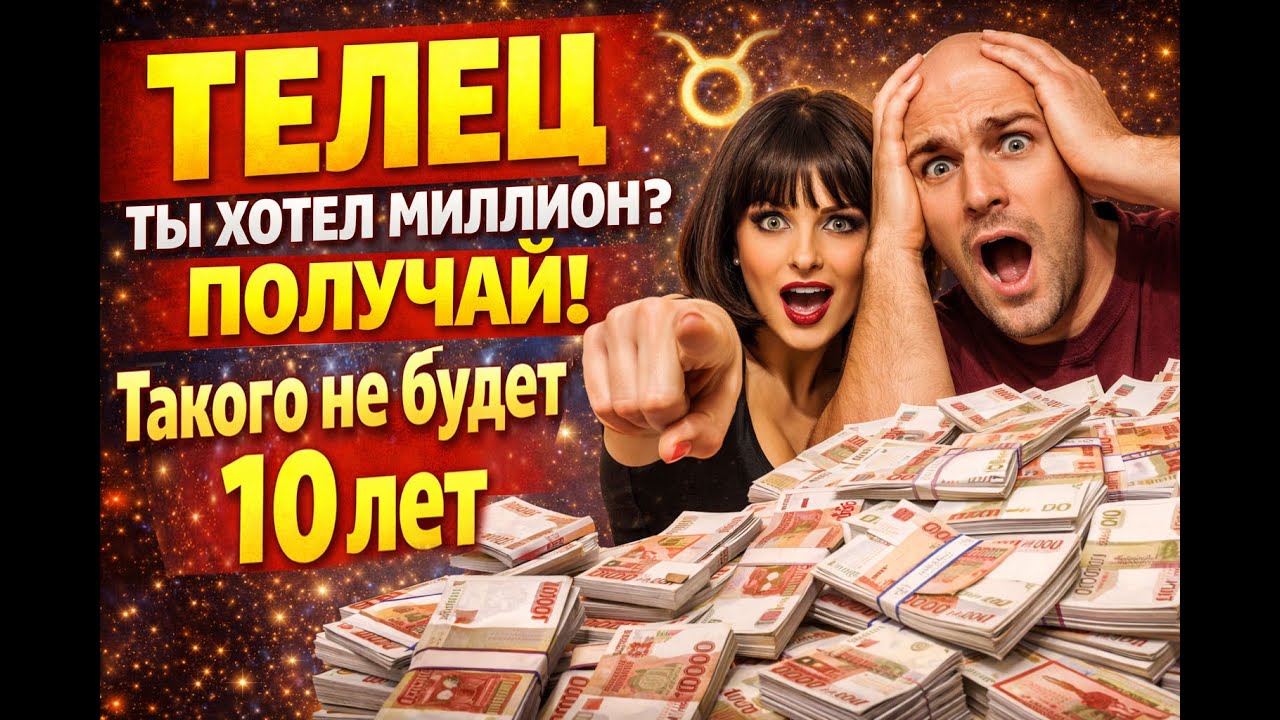 ТЕЛЕЦ СРОЧНО Готовься❗Открыт ПОРТАЛ УДАЧИ 2026-2036. Как РАЗБОГАТЕТЬ стать СЧАСТЛИВЫМ