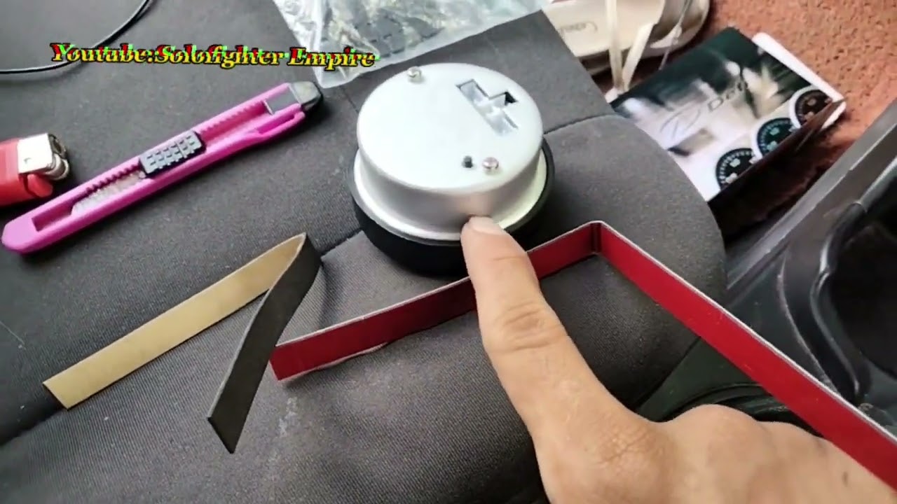 Easy step install gauge meter voltage/Pemasangan Defi meter voltage Proton Saga BLM