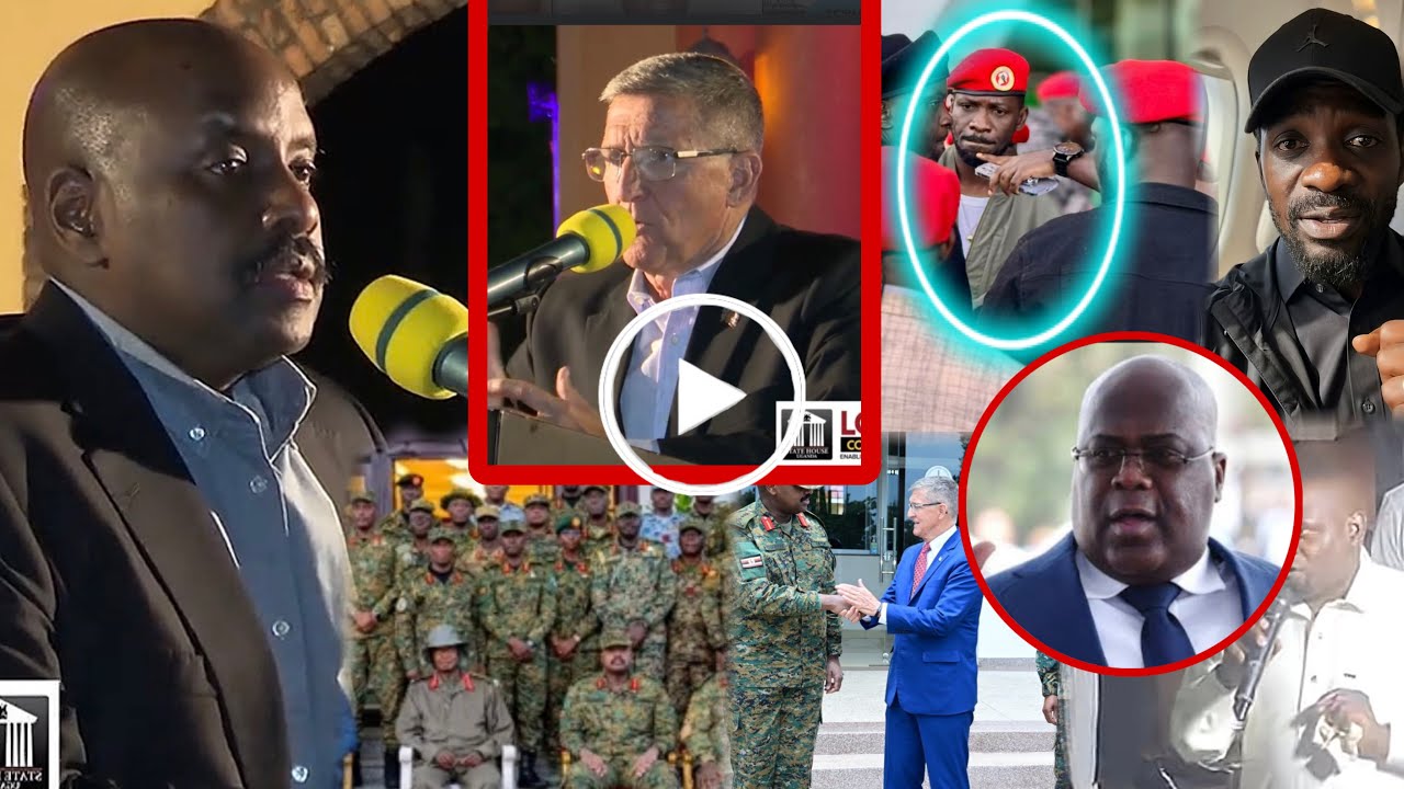 Breaking! Gen.Muhoozi bamulabisiza Gen Michael Flynn owa America, President Museveni atidde Bobi…🔥