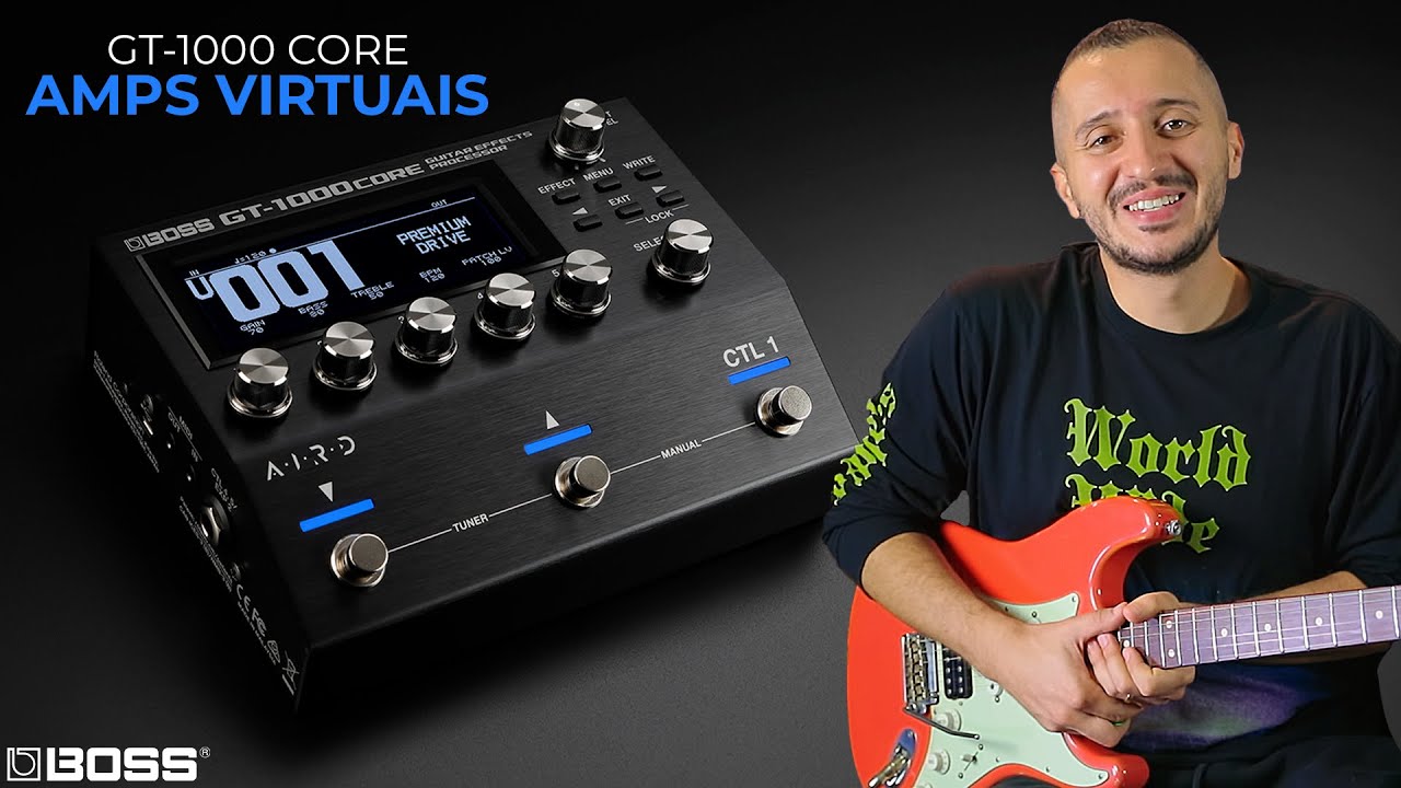 Boss GT-1000 CORE Amps Virtuais | Duda Andrade