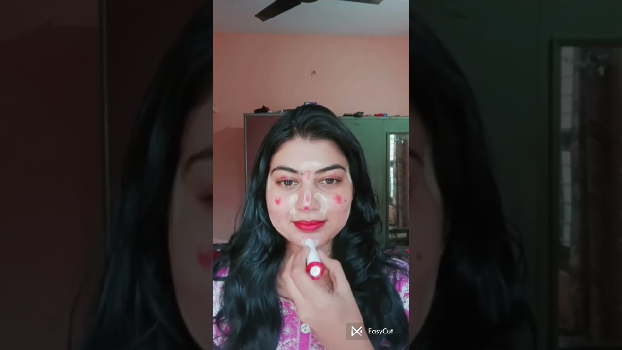 Trying korean makeup hack 💄