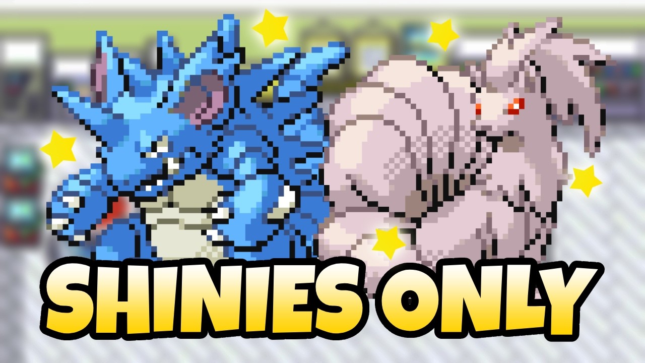 I Beat FireRed/LeafGreen Using ONLY Shiny Pokemon