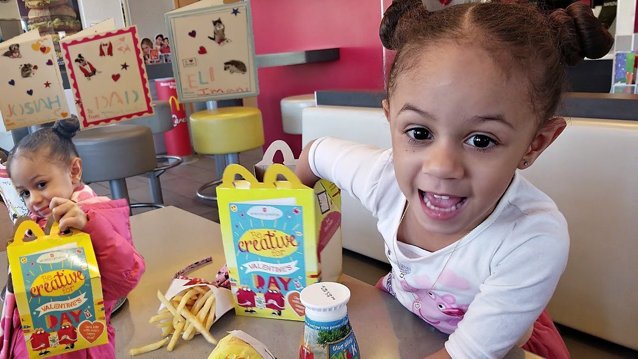 Mcdonalds Happy Meal Valentines Day Toy Surprise! Imani's Family Fun World