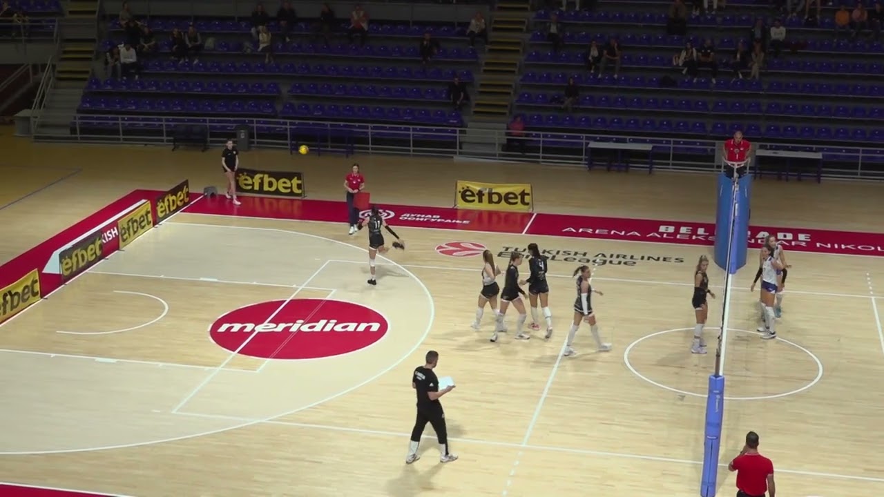 ŽENSKA ODBOJKA: Partizan - Srem 1-3 | četvrto kolo Superlige (24.10.2023.)