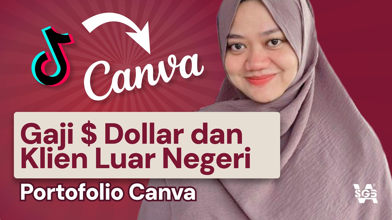 Gaji $$ & 4 Klien Internasional: Semua Berawal dari Portfolio Canva
