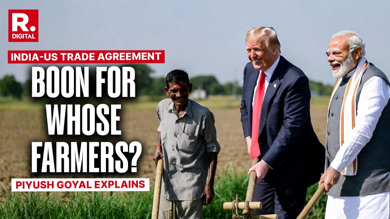 India-US Trade Deal: What's In It For Indian Farmers? Piyush Goyal Lists Down