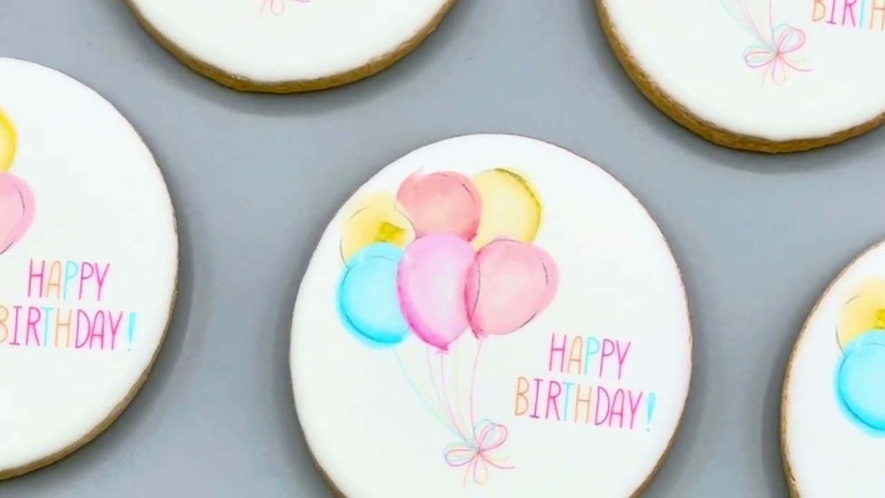 Personalized Birthday Cookies With Your Images😍