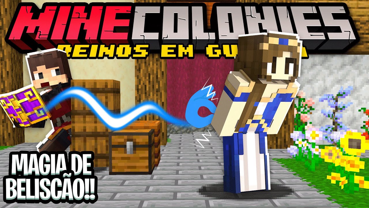 🏰 AS MAGIAS SAFADINHAS DO ARS NOUVEAU! #MineColonies S2E17