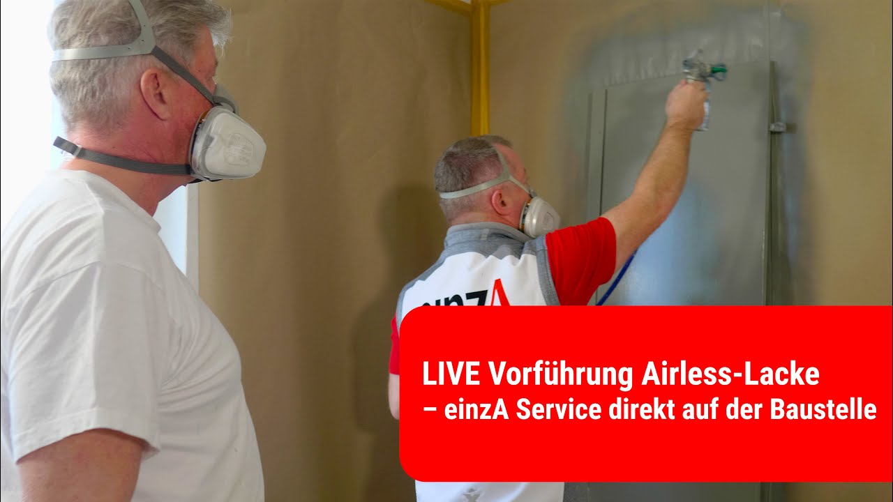 Airless-Technik für Einsteiger – professionelle Einarbeitung auf der Baustelle
