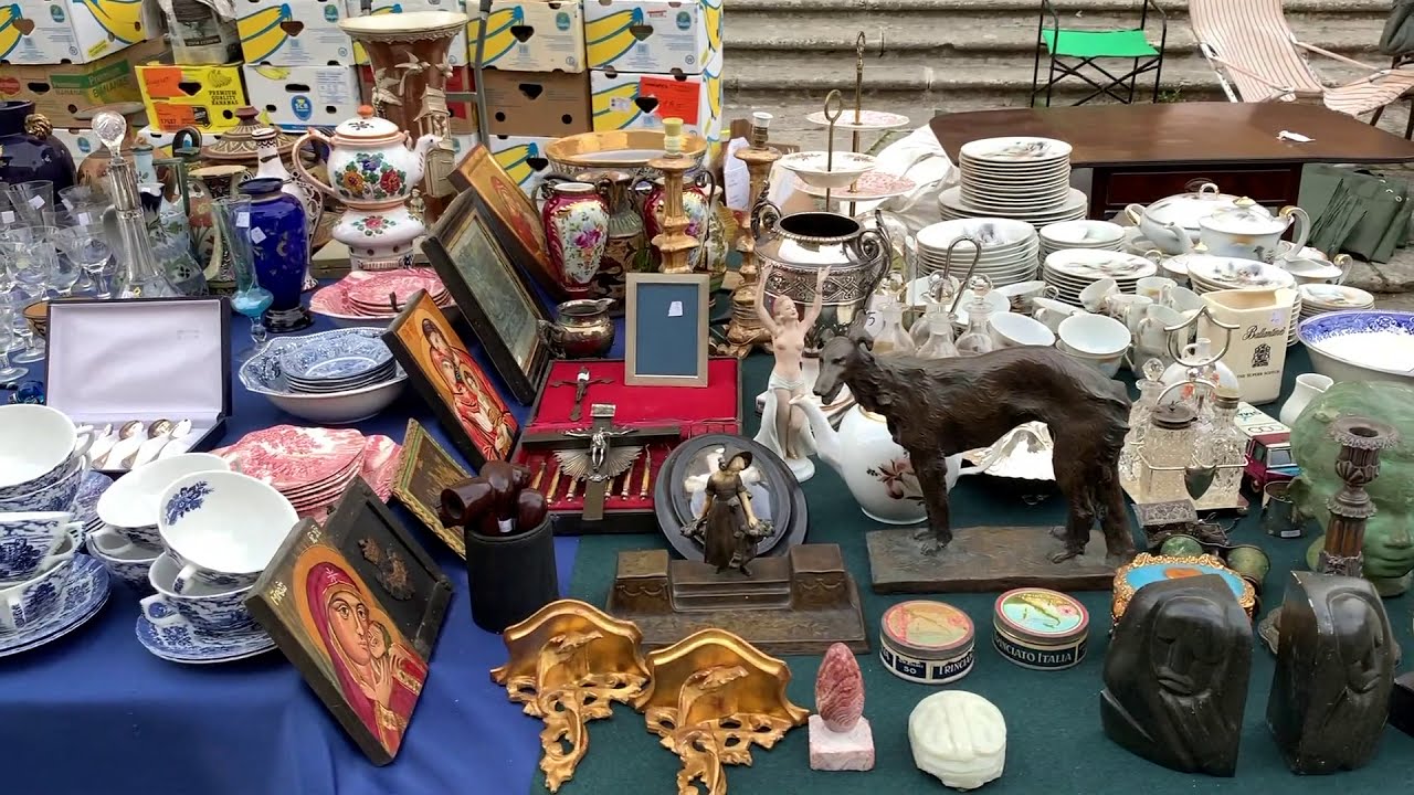 Arezzo Antika Pazarı Mart 2019 I İtalya'da Yaşam I Uzun Versiyon