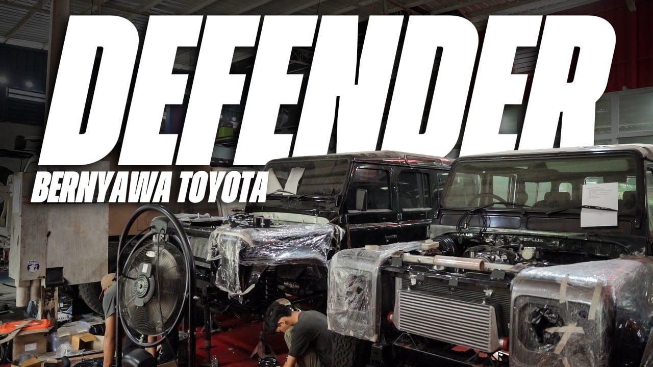 LAND ROVER DEFENDER DENGAN MESIN 1KD