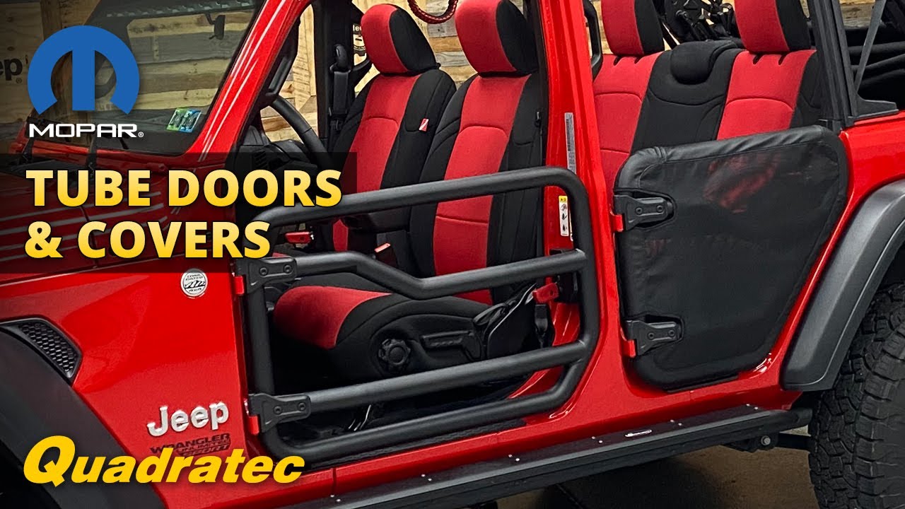 Mopar Tube Doors & Tube Door Covers for Jeep Wrangler JL & Gladiator JT