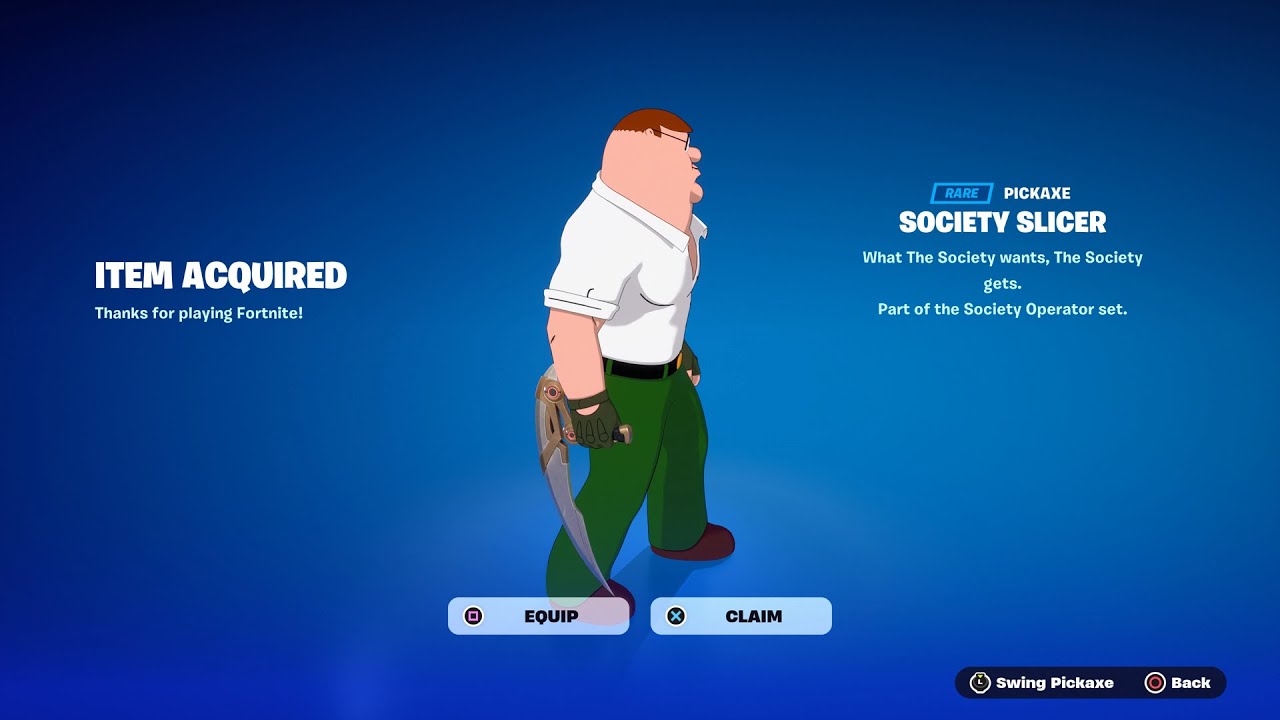How To Get Society Slicer Pickaxe NOW FREE In Fortnite! (FREE Society Slicer Harvesting Tool)