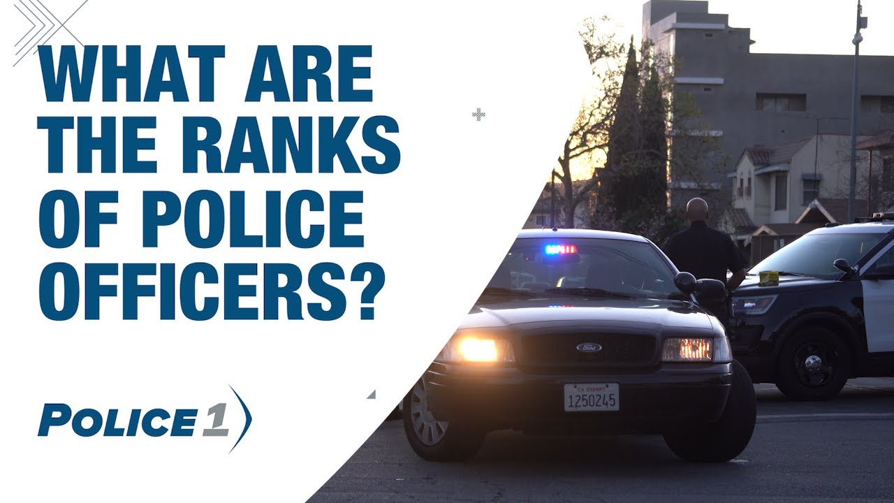 What are the ranks of police officers?