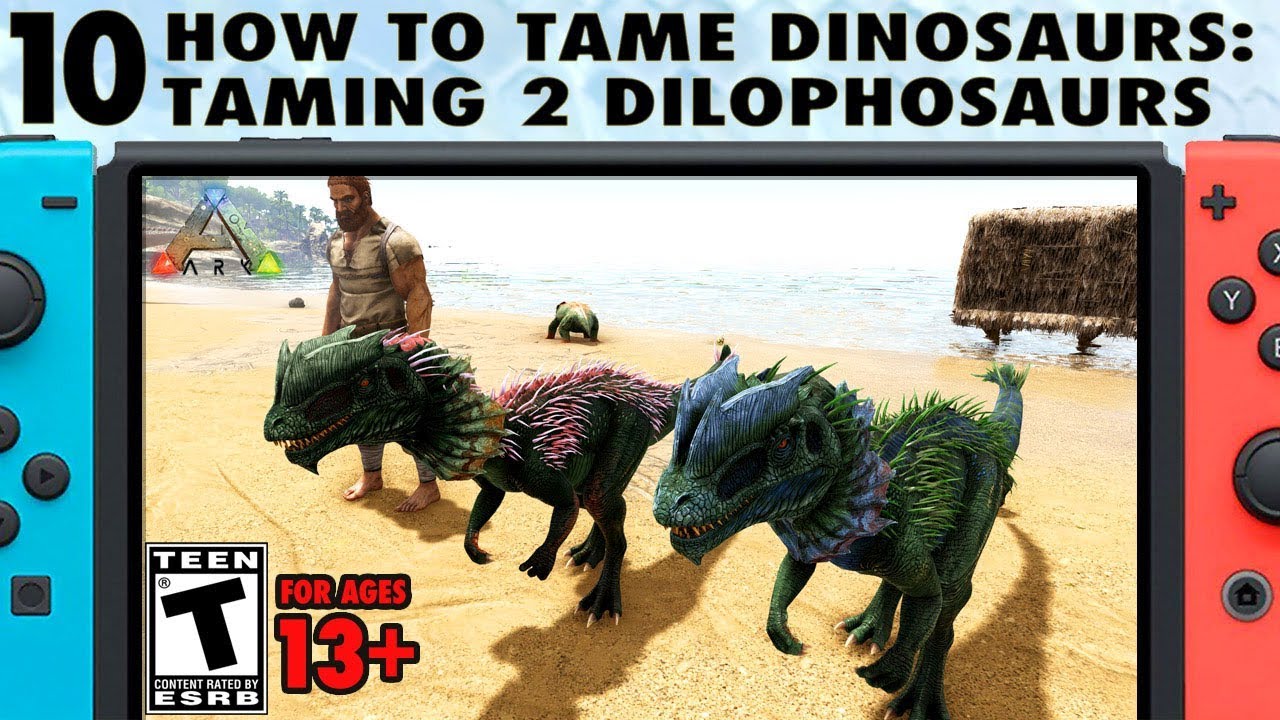 10: Как приручить динозавров на Switch — Taming 2 Dilophosaurs — The Ark Switch Survival Guide