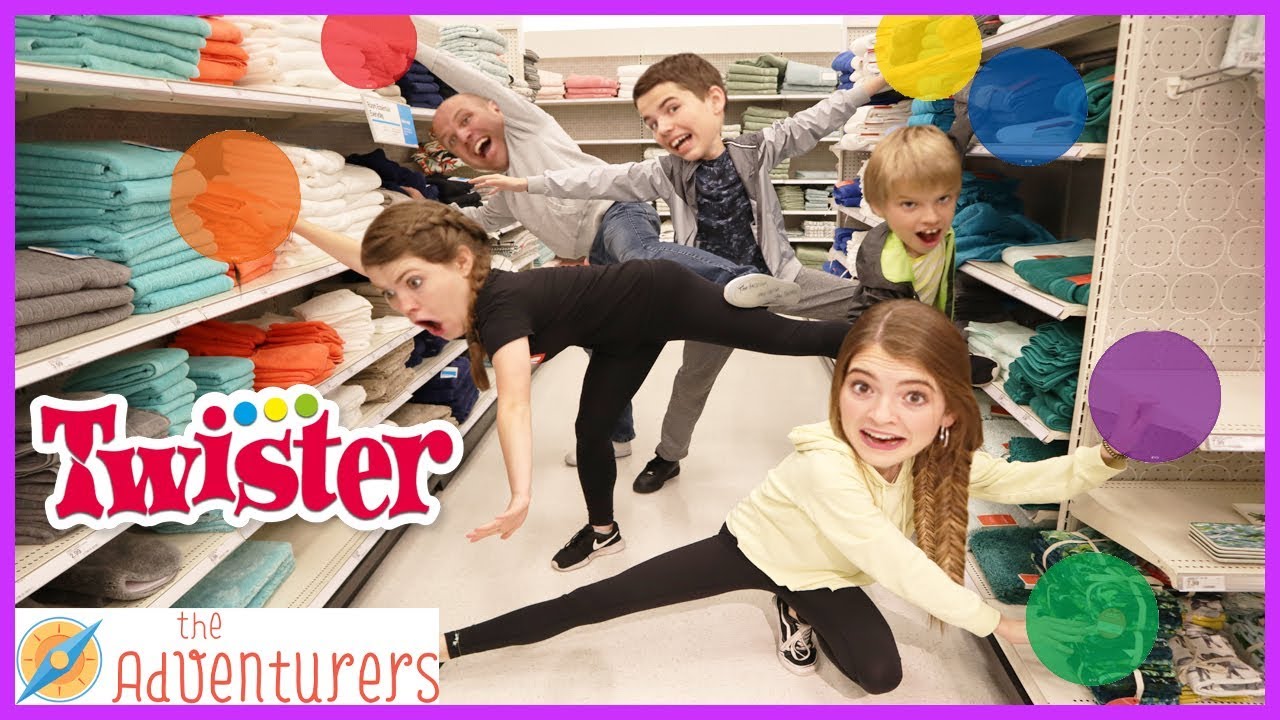 Ultimate Twister Challenge In Public / That YouTub3 Family I The Adventurers