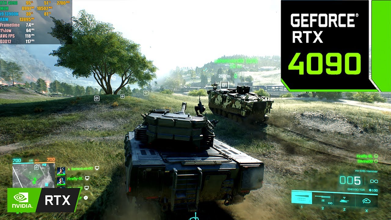 Battlefield 2042 : RTX 4090 24GB + i9 13900K ( Ultra Graphics RTX ON / DLSS ON )