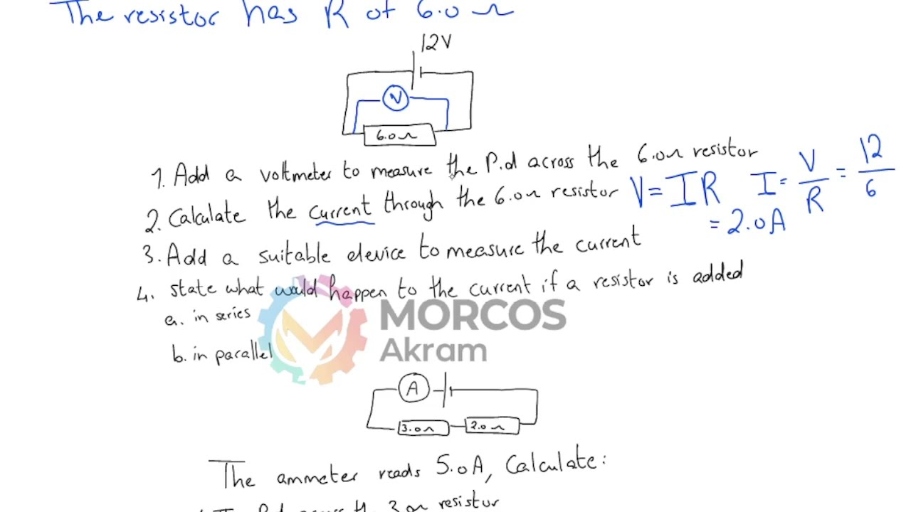 Solving Electricity Worksheet 1