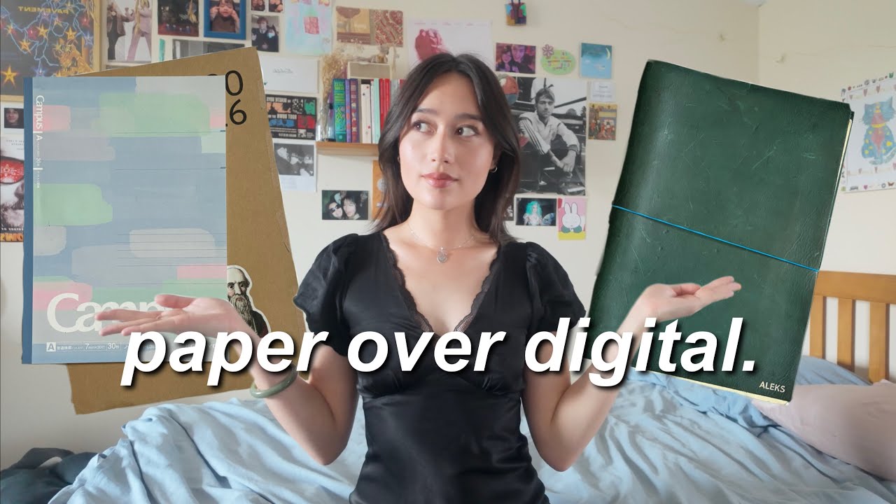 studying 100% on paper: my uni notebook & planner tour