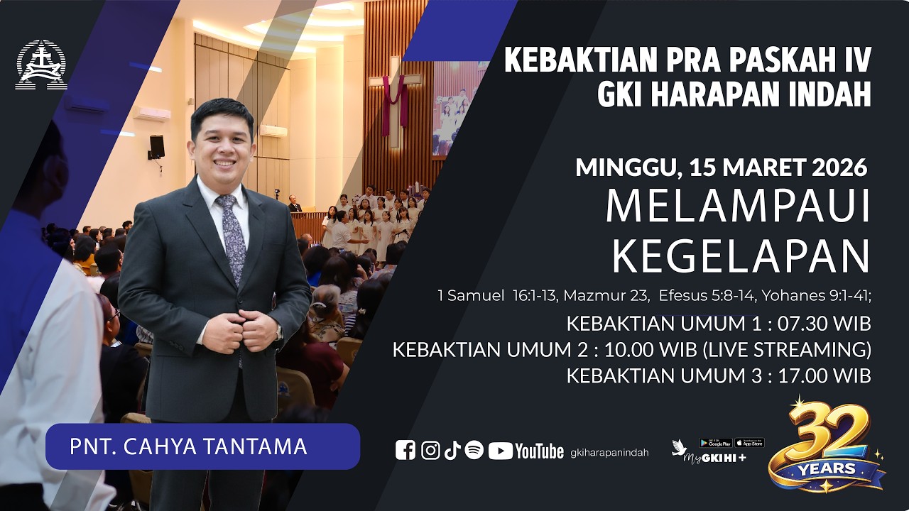 Kebaktian Prapaskah IV  - GKI Harapan Indah, 15 Maret 2026