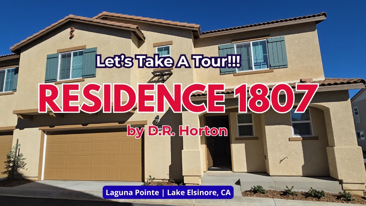 HOME TOUR!!! | Residence 1807 @ Laguna Pointe | D.R. Horton | Lake Elsinore, CA