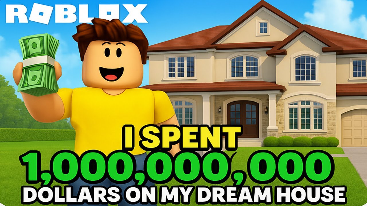 I Spent 1 Billion Robux Building My Dream Mansion in Roblox! 💸🏰