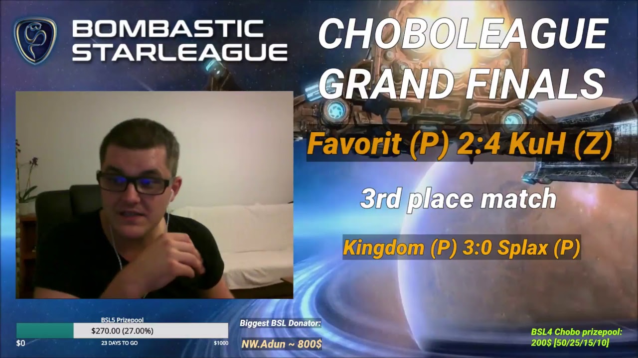 BSL4 Choboleague - Grand Finals !bracket || END OF BSL4 !